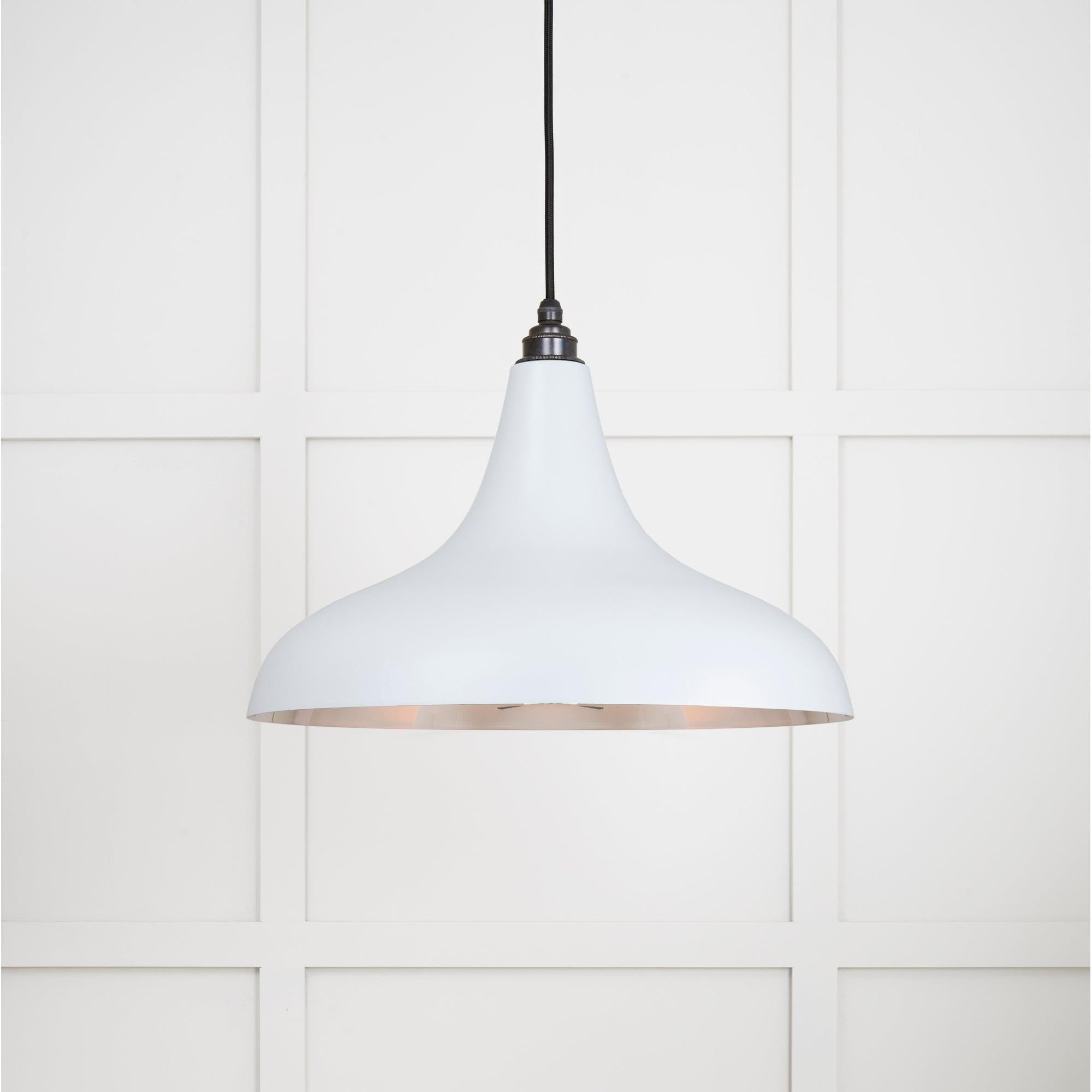 Smooth Nickel Frankley Pendant in Birch | From The Anvil - Ceiling Lights - From The Anvil - Yester Home