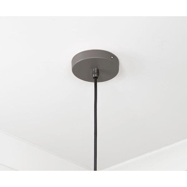 Smooth Nickel Frankley Pendant in Bluff | From The Anvil-Ceiling Pendants-Yester Home