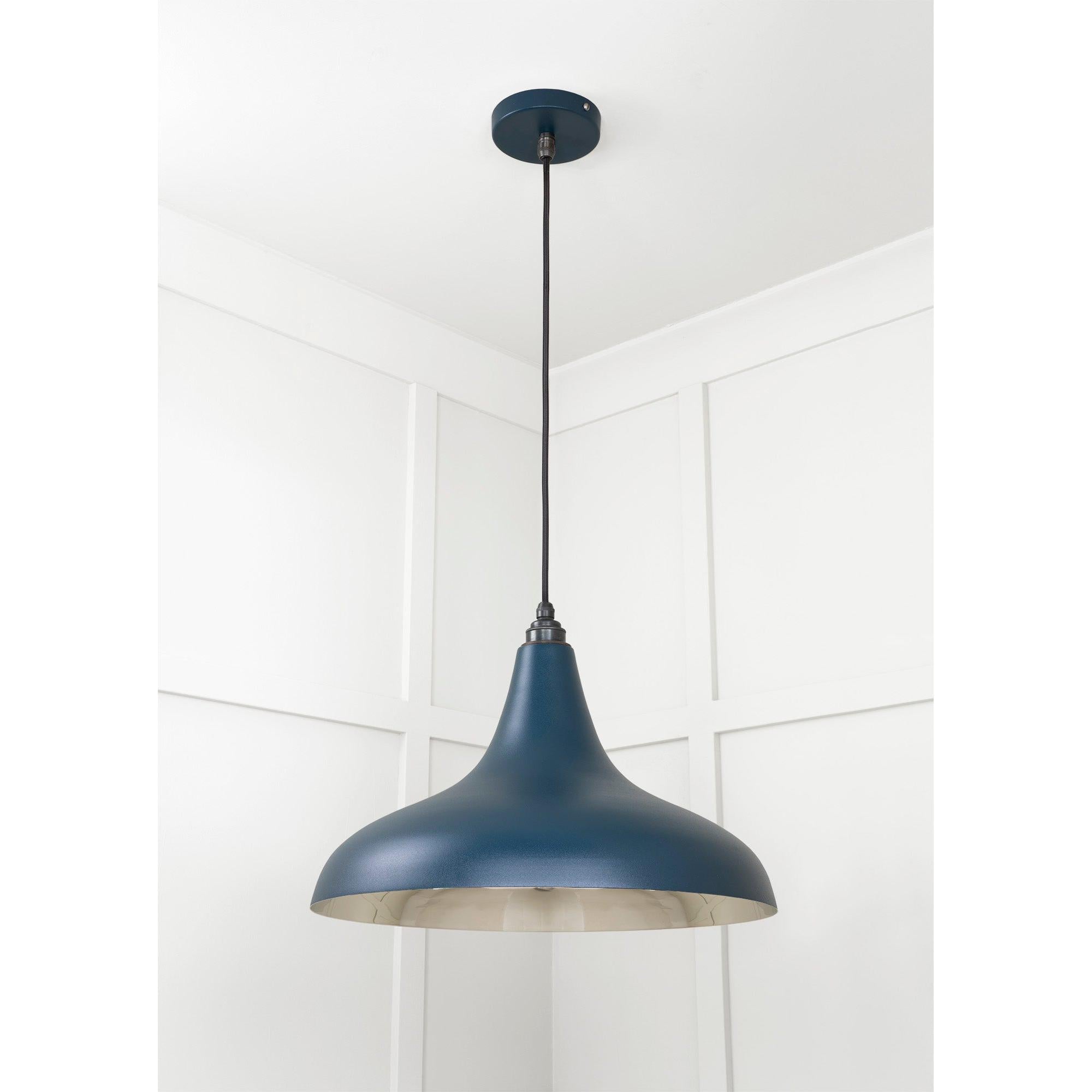 Smooth Nickel Frankley Pendant in Dusk | From The Anvil - Ceiling Lights - From The Anvil - Yester Home