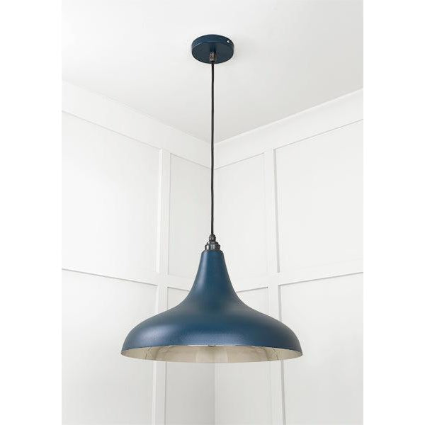 Smooth Nickel Frankley Pendant in Dusk | From The Anvil-Ceiling Pendants-Yester Home