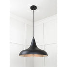 Smooth Nickel Frankley Pendant in Elan Black | From The Anvil-Ceiling Pendants-Yester Home