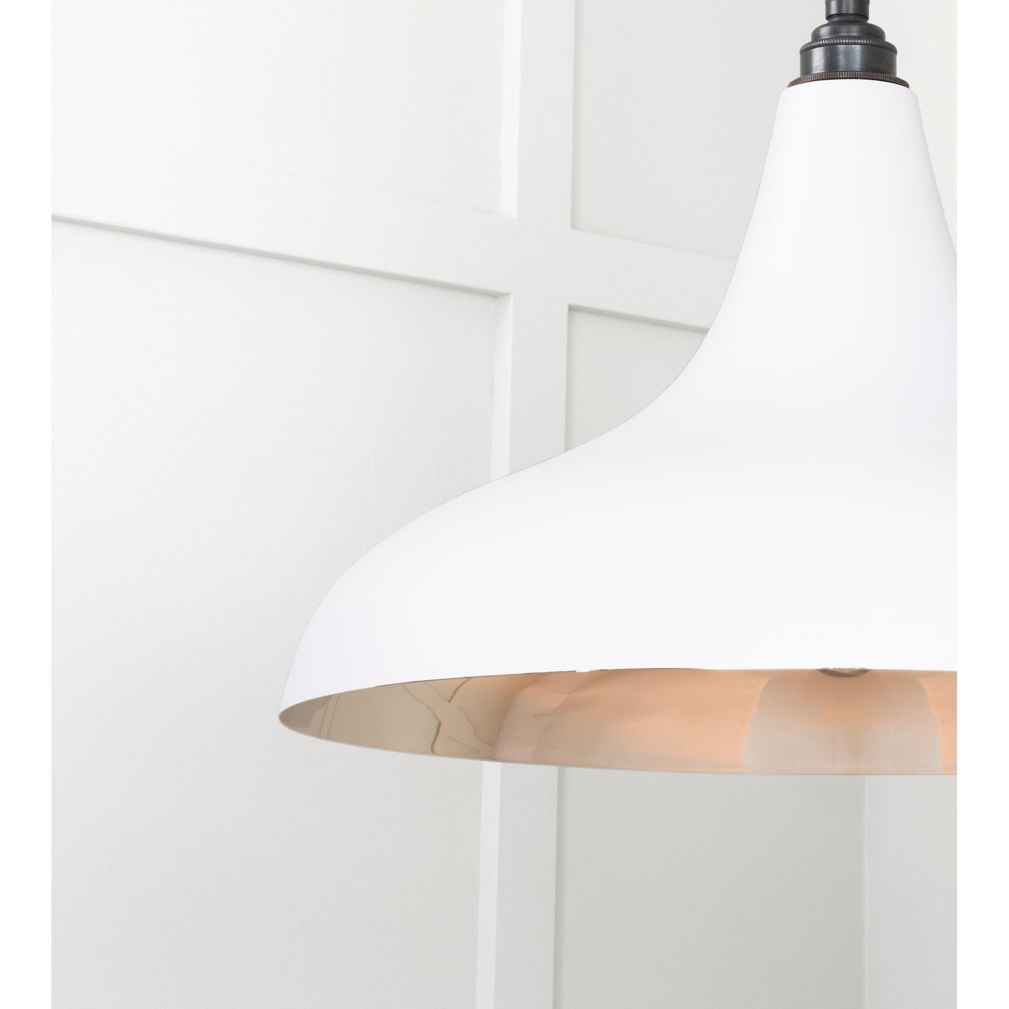 Smooth Nickel Frankley Pendant in Flock | From The Anvil - Ceiling Lights - From The Anvil - Yester Home