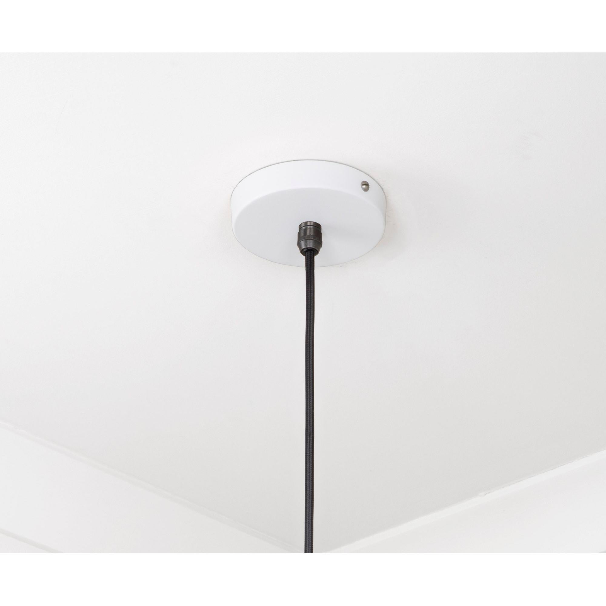 Smooth Nickel Frankley Pendant in Flock | From The Anvil - Ceiling Lights - From The Anvil - Yester Home