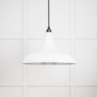 Smooth Nickel Frankley Pendant in Flock | From The Anvil-Ceiling Pendants-Yester Home