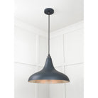 Smooth Nickel Frankley Pendant in Soot | From The Anvil - Ceiling Lights - From The Anvil - Yester Home