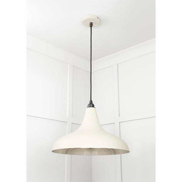 Smooth Nickel Frankley Pendant in Teasel | From The Anvil-Ceiling Pendants-Yester Home