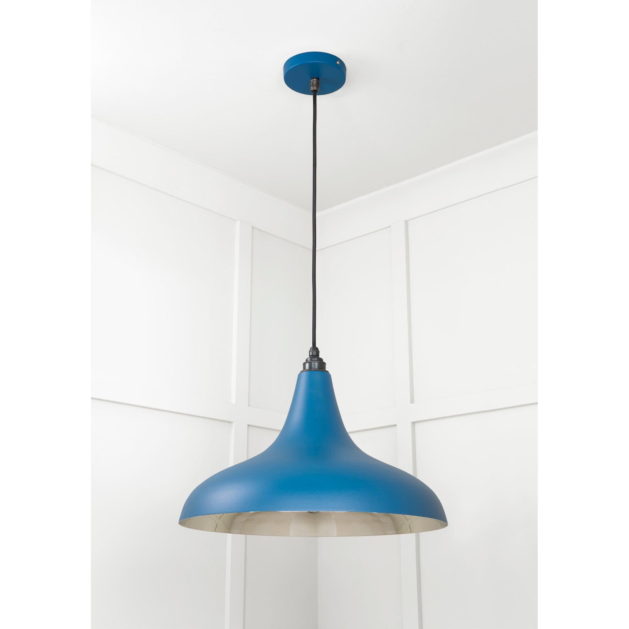 Smooth Nickel Frankley Pendant in Upstream | From The Anvil - Ceiling Lights - From The Anvil - Yester Home