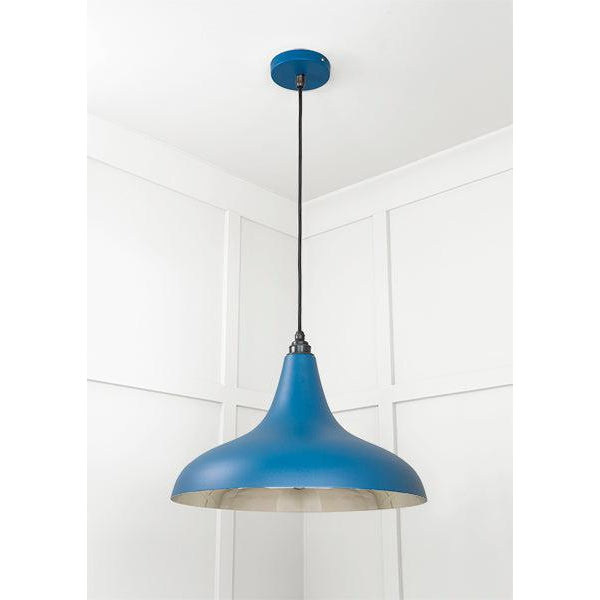 Smooth Nickel Frankley Pendant in Upstream | From The Anvil-Ceiling Pendants-Yester Home