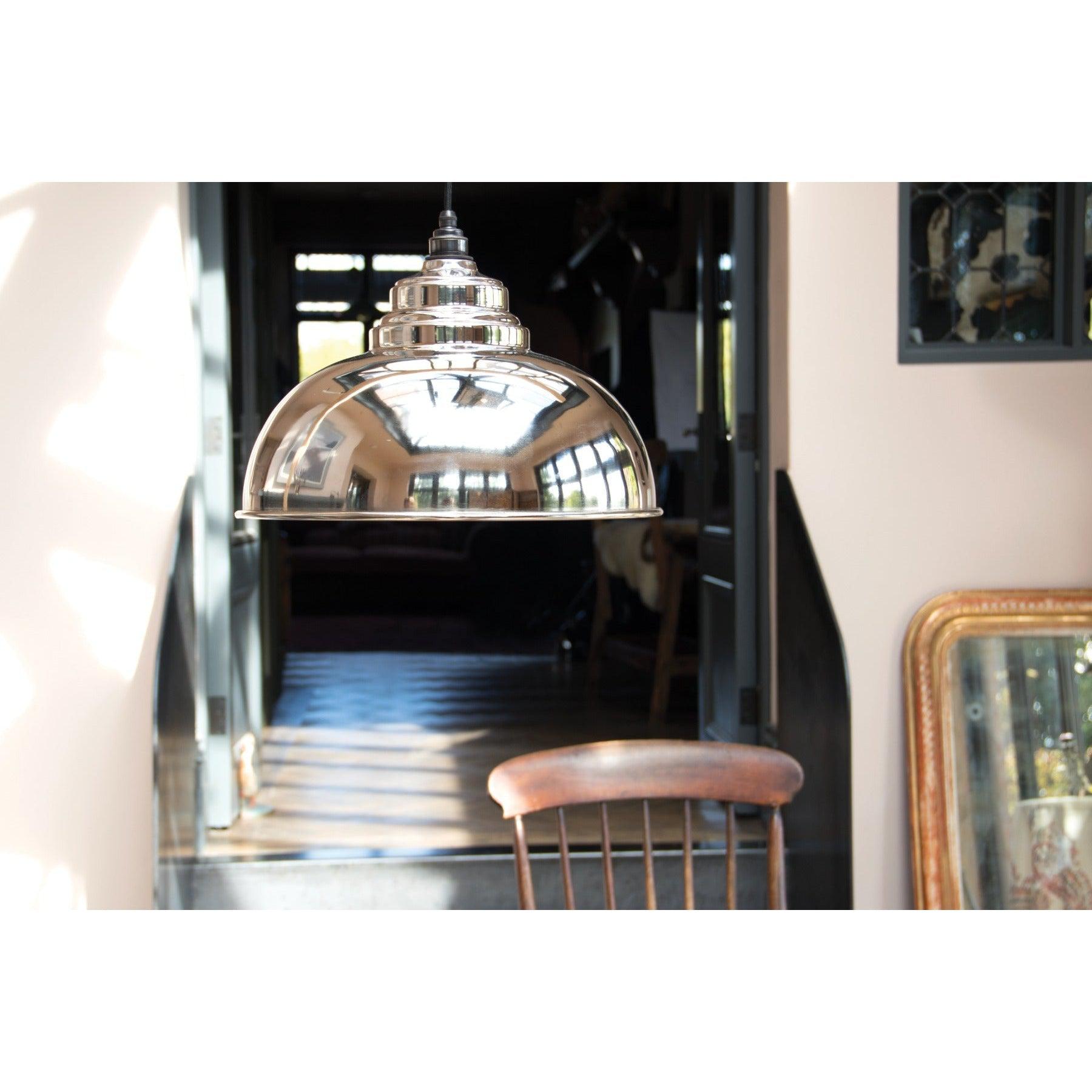 Smooth Nickel Harborne Pendant | From The Anvil-Harborne-Yester Home