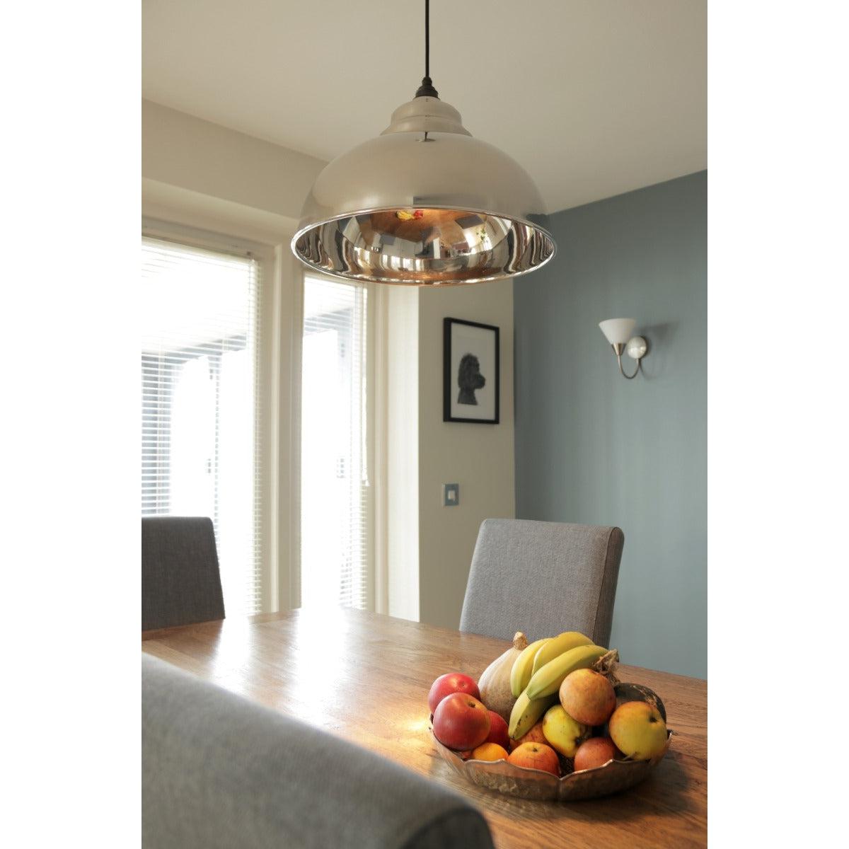 Smooth Nickel Harborne Pendant | From The Anvil-Harborne-Yester Home