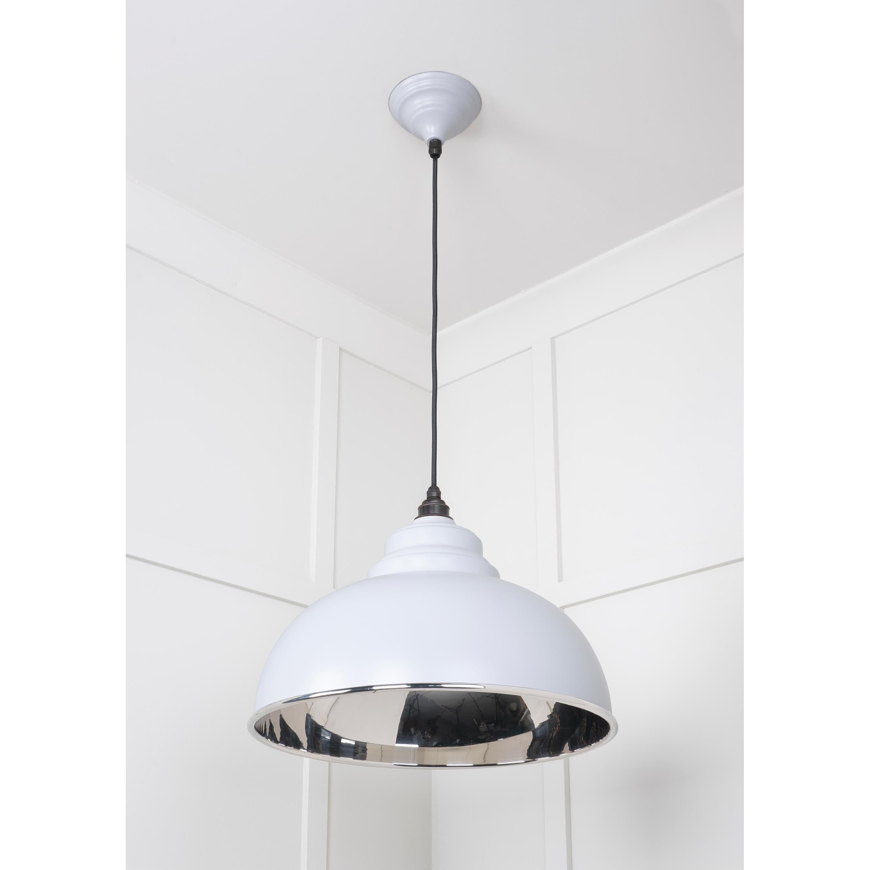 Smooth Nickel Harborne Pendant in Birch | From The Anvil - Harborne - From The Anvil - Yester Home