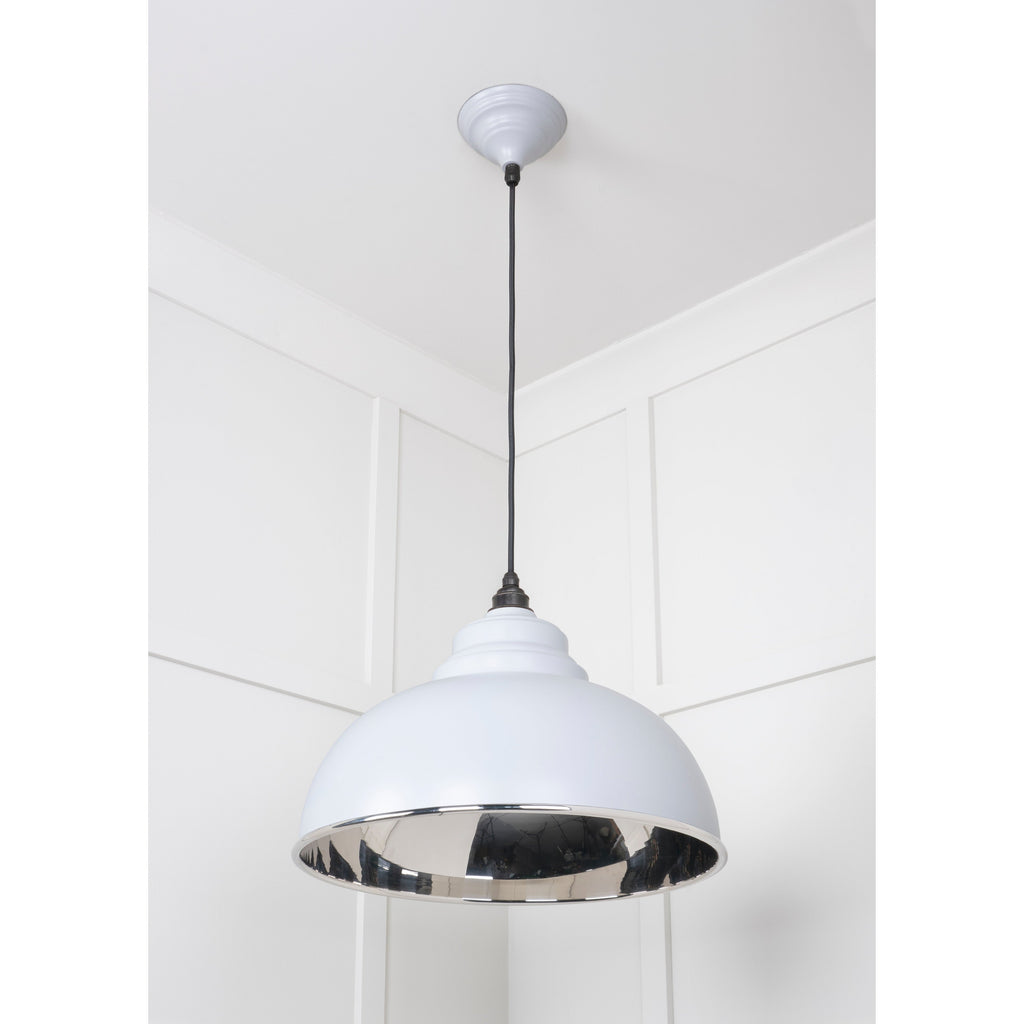 Smooth Nickel Harborne Pendant in Birch | From The Anvil