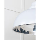 Smooth Nickel Harborne Pendant in Birch | From The Anvil-Harborne-Yester Home