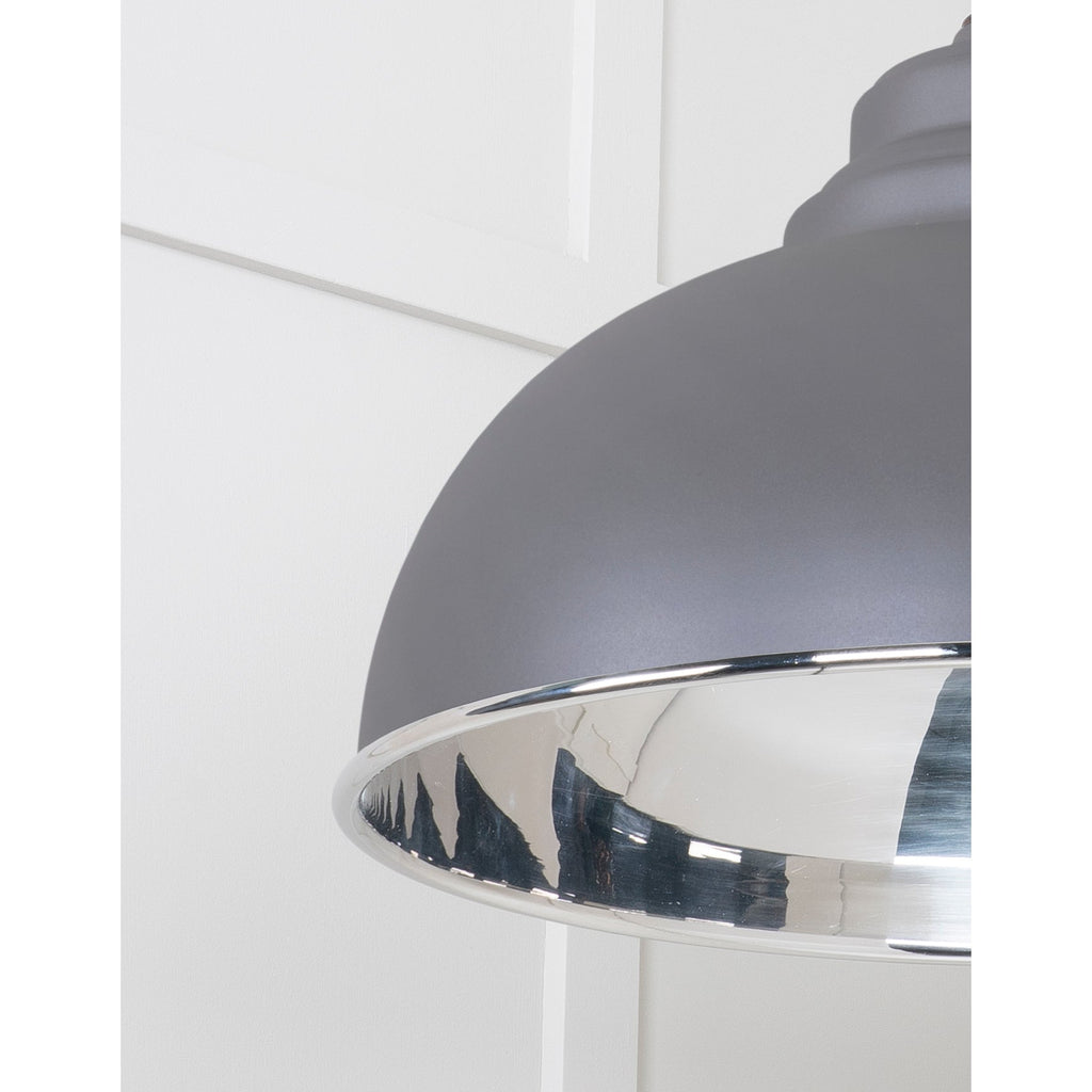 Smooth Nickel Harborne Pendant in Bluff | From The Anvil-Harborne-Yester Home