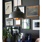 Smooth Nickel Harborne Pendant in Bluff | From The Anvil-Harborne-Yester Home