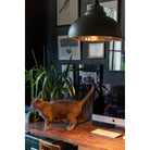 Smooth Nickel Harborne Pendant in Bluff | From The Anvil-Harborne-Yester Home