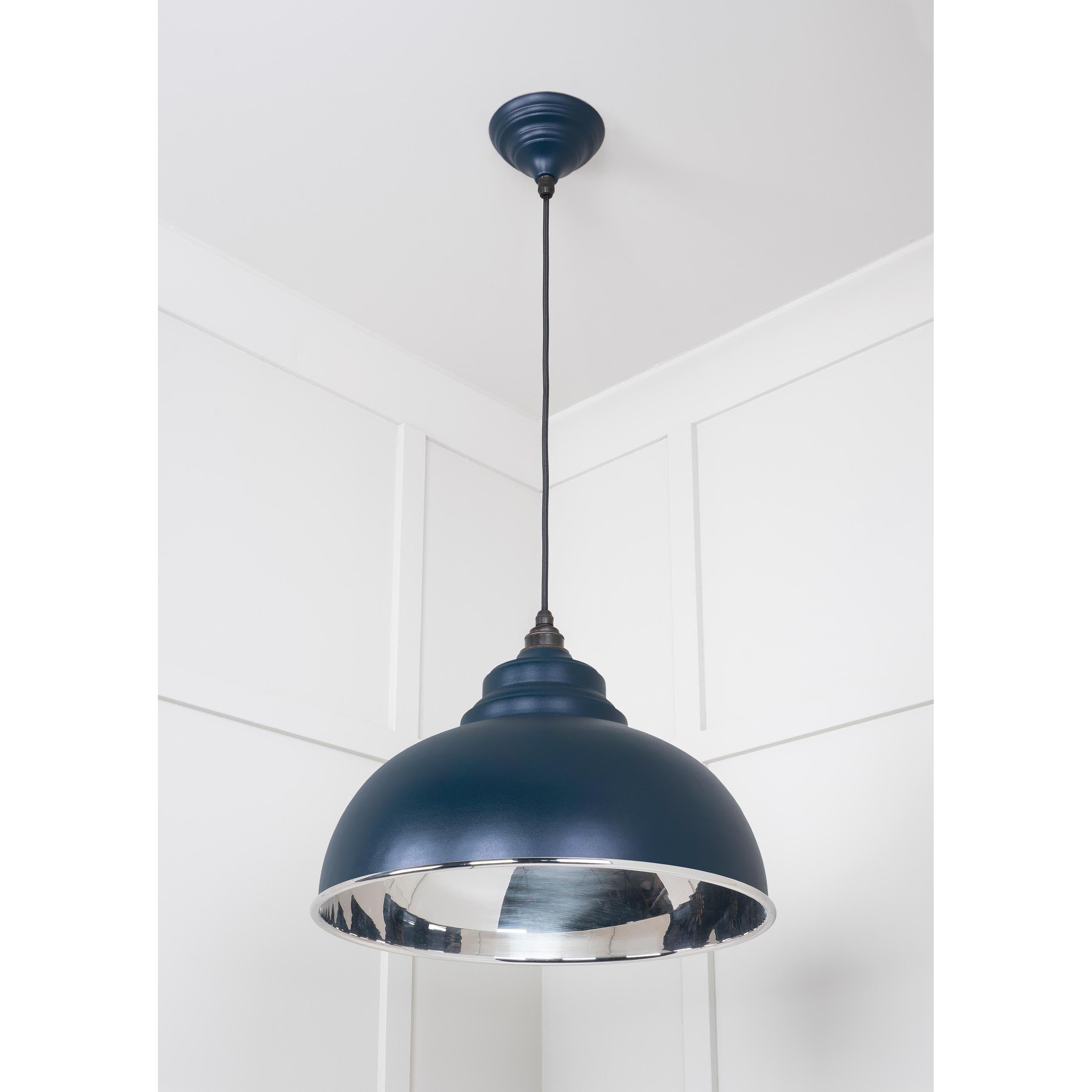 Smooth Nickel Harborne Pendant in Dusk | From The Anvil - Harborne - From The Anvil - Yester Home