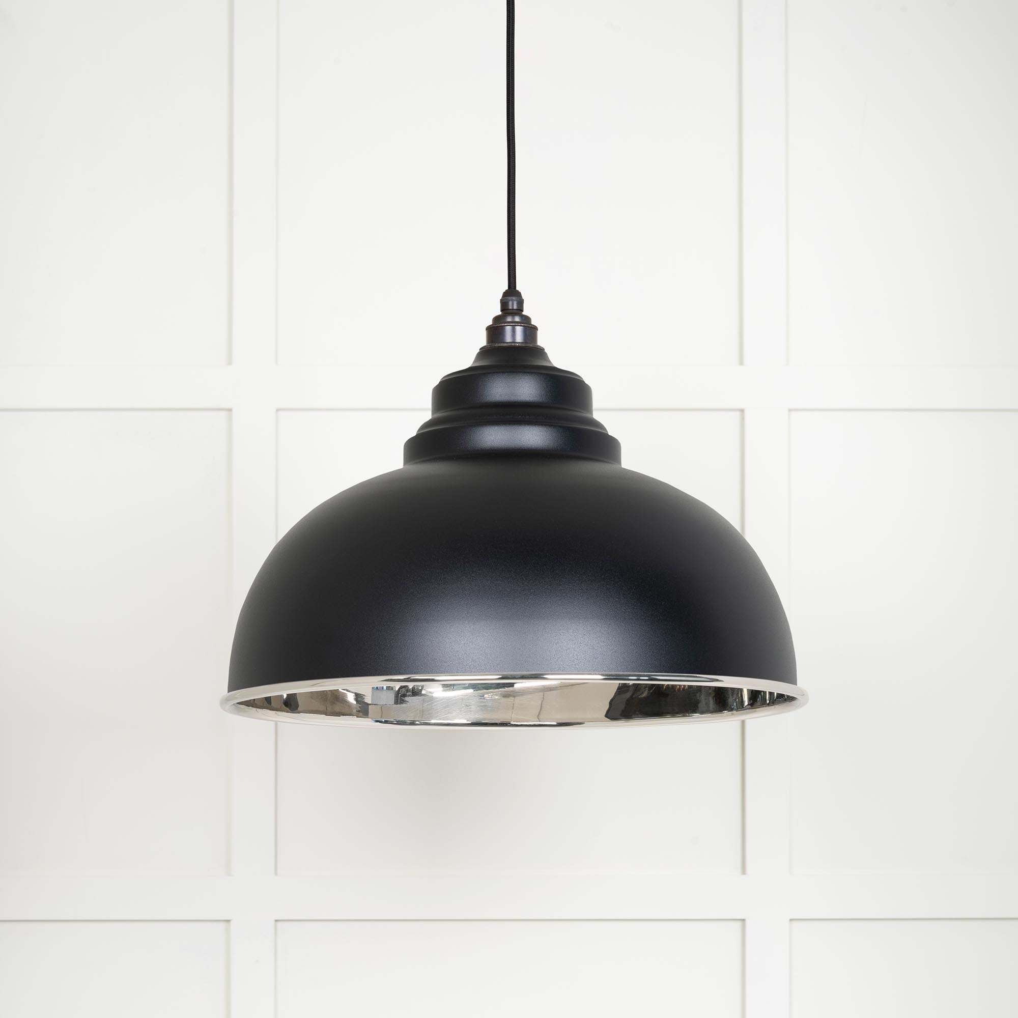 Smooth Nickel Harborne Pendant in Elan Black | From The Anvil - Harborne - From The Anvil - Yester Home