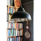 Smooth Nickel Harborne Pendant in Elan Black | From The Anvil-Harborne-Yester Home