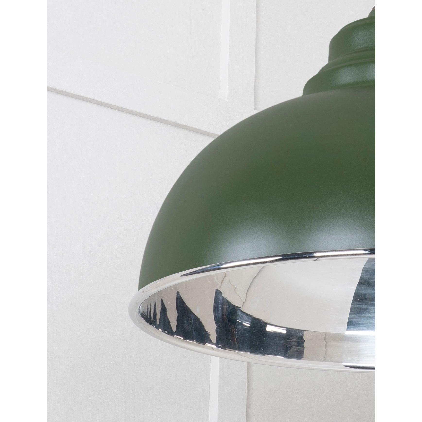 Smooth Nickel Harborne Pendant in Heath | From The Anvil-Harborne-Yester Home