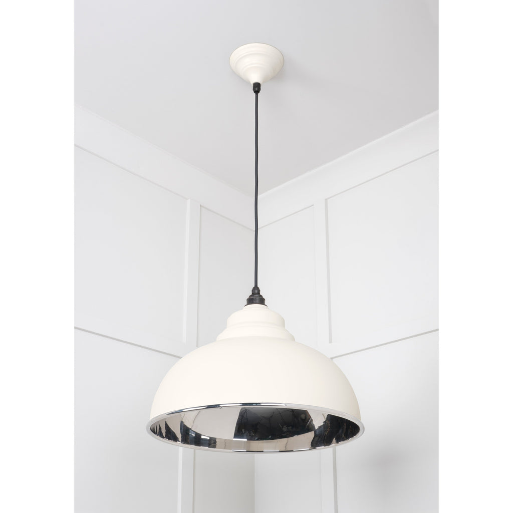 Smooth Nickel Harborne Pendant in Teasel | From The Anvil