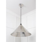Smooth Nickel Hockley Pendant | From The Anvil-Hockley-Yester Home