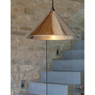 Smooth Nickel Hockley Pendant | From The Anvil-Hockley-Yester Home