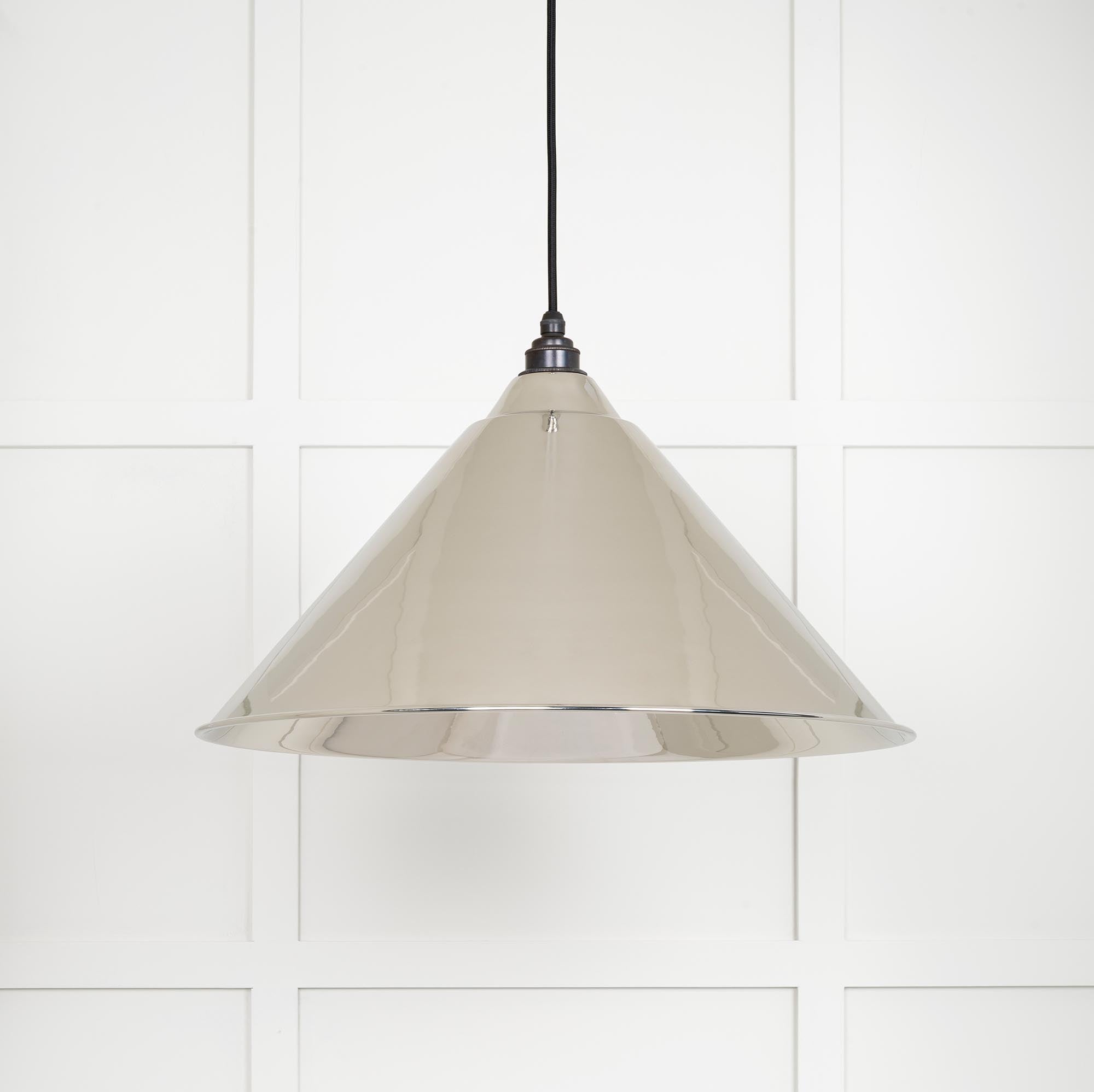 Smooth Nickel Hockley Pendant | From The Anvil - Hockley - From The Anvil - Yester Home