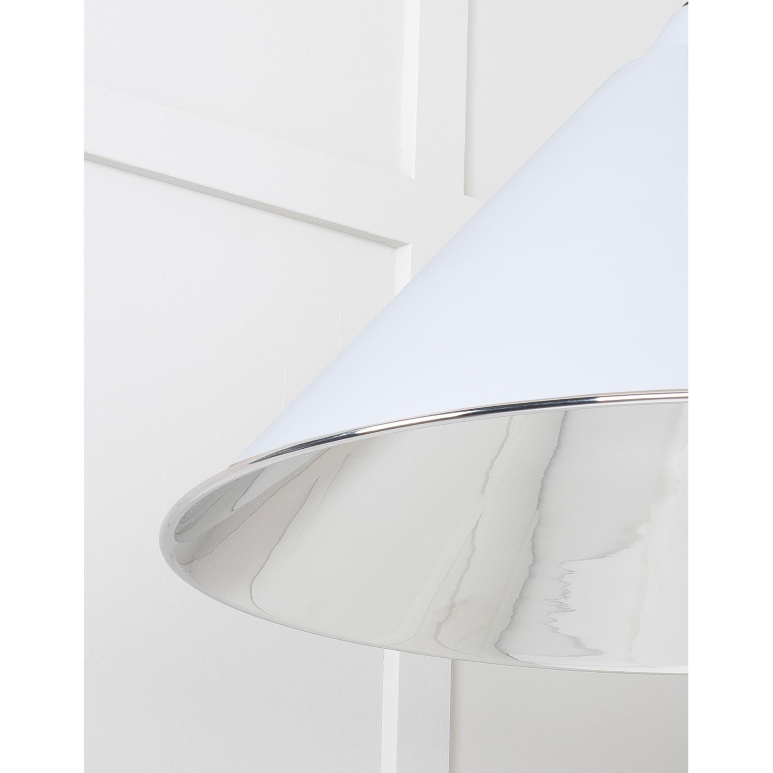 Smooth Nickel Hockley Pendant in Birch | From The Anvil - Hockley - From The Anvil - Yester Home