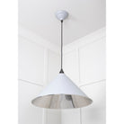 Smooth Nickel Hockley Pendant in Birch | From The Anvil-Hockley-Yester Home