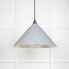 Smooth Nickel Hockley Pendant in Birch | From The Anvil - Hockley - From The Anvil - Yester Home