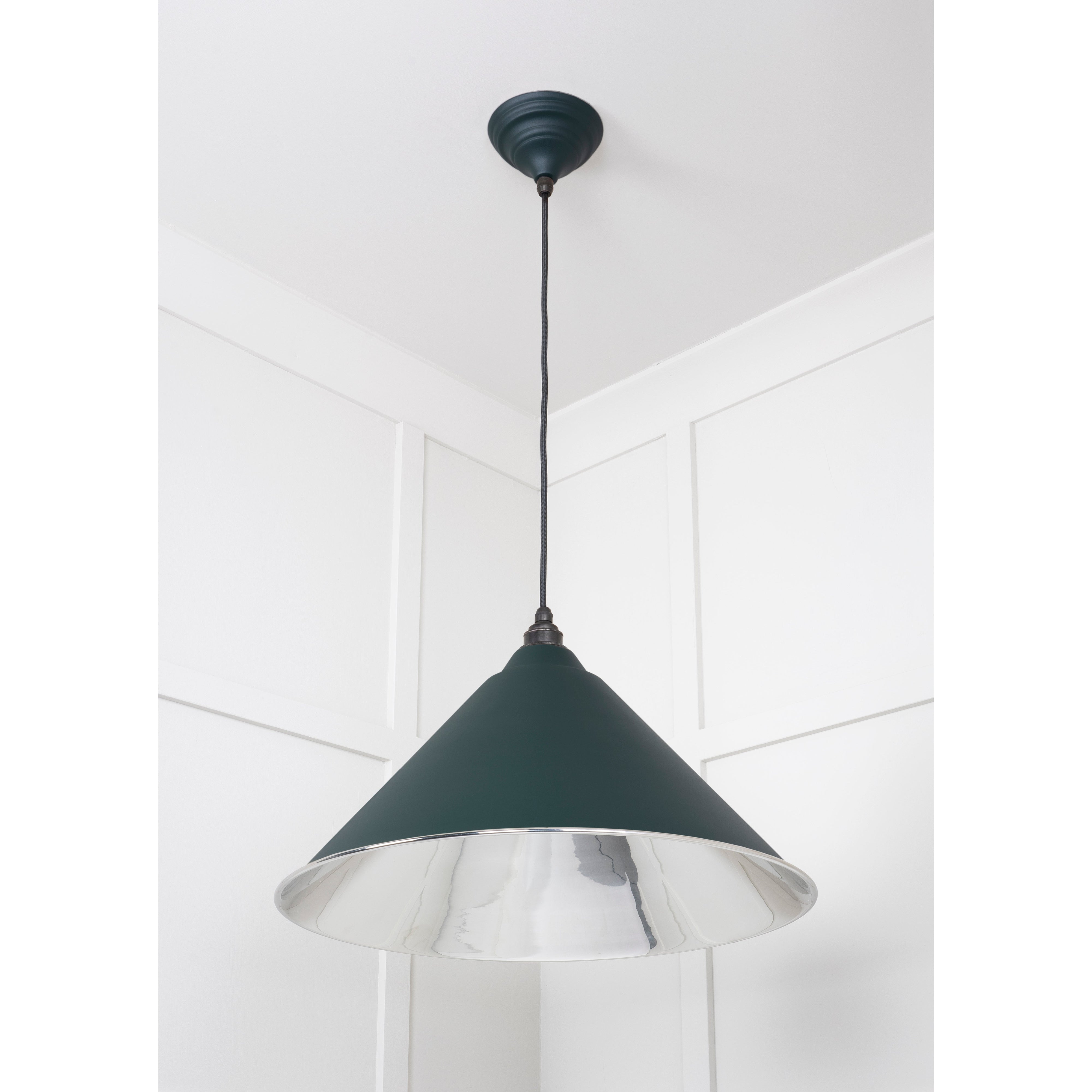 Smooth Nickel Hockley Pendant in Dingle | From The Anvil-Hockley-Yester Home