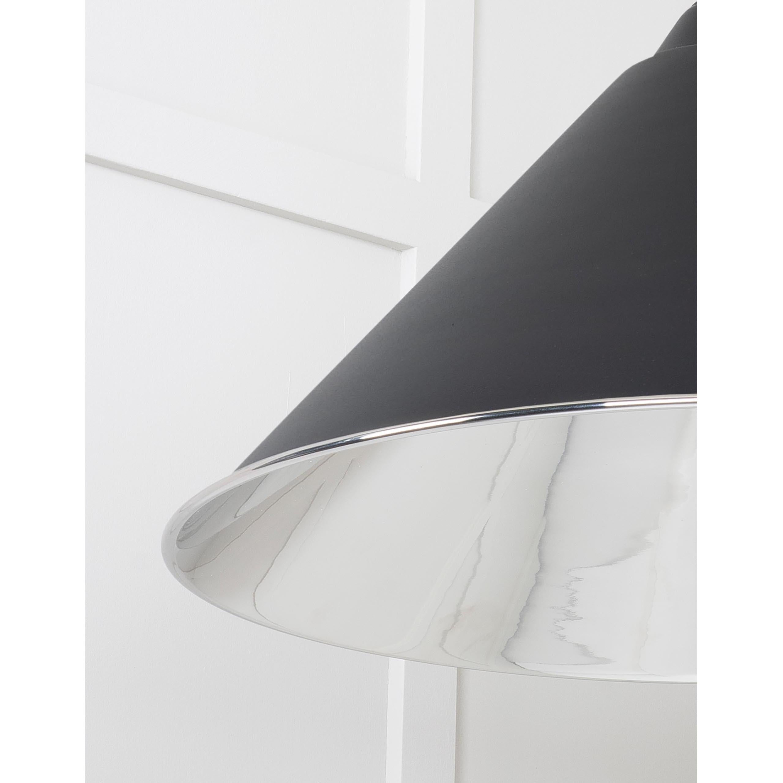 Smooth Nickel Hockley Pendant in Elan Black | From The Anvil - Hockley - From The Anvil - Yester Home