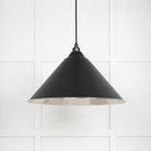 Smooth Nickel Hockley Pendant in Elan Black | From The Anvil - Hockley - From The Anvil - Yester Home