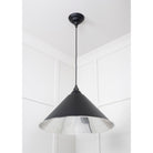 Smooth Nickel Hockley Pendant in Elan Black | From The Anvil-Hockley-Yester Home