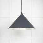 Smooth Nickel Hockley Pendant in Slate | From The Anvil - Hockley - From The Anvil - Yester Home