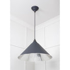Smooth Nickel Hockley Pendant in Slate | From The Anvil - Hockley - From The Anvil - Yester Home