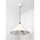 Smooth Nickel Hockley Pendant in Teasel | From The Anvil-Hockley-Yester Home
