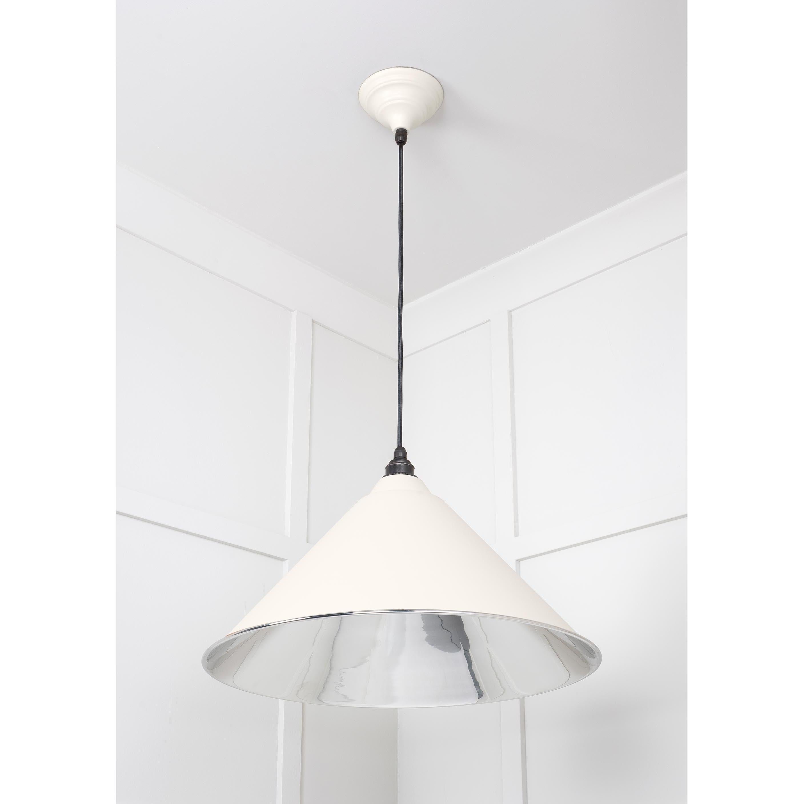 Smooth Nickel Hockley Pendant in Teasel | From The Anvil - Hockley - From The Anvil - Yester Home