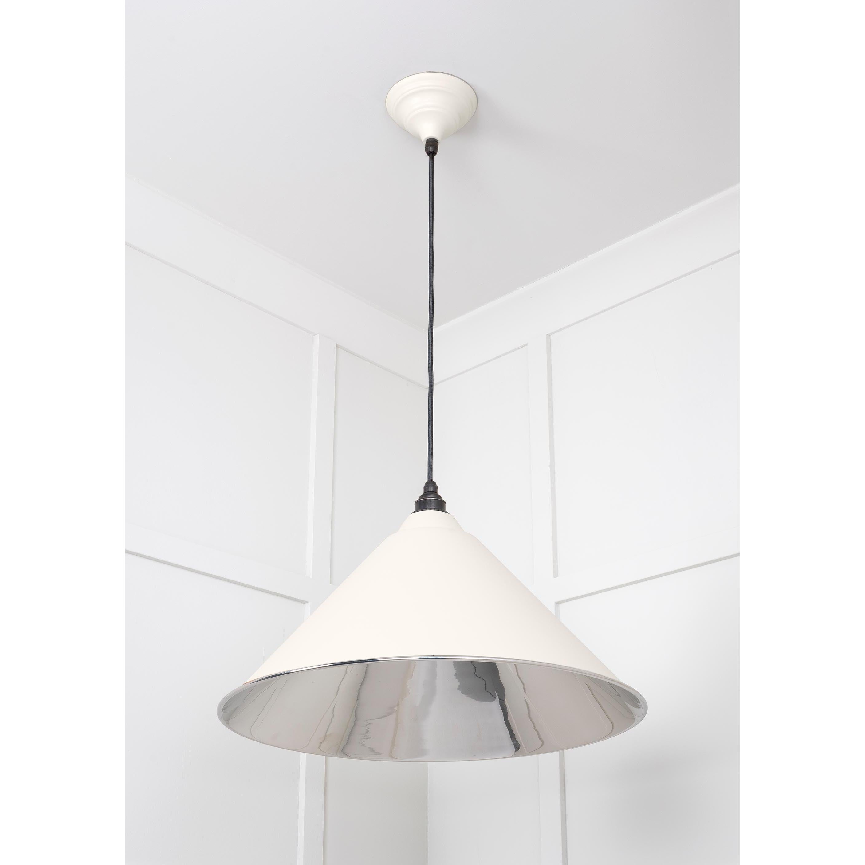 Smooth Nickel Hockley Pendant in Teasel | From The Anvil - Hockley - From The Anvil - Yester Home
