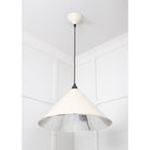 Smooth Nickel Hockley Pendant in Teasel | From The Anvil-Hockley-Yester Home