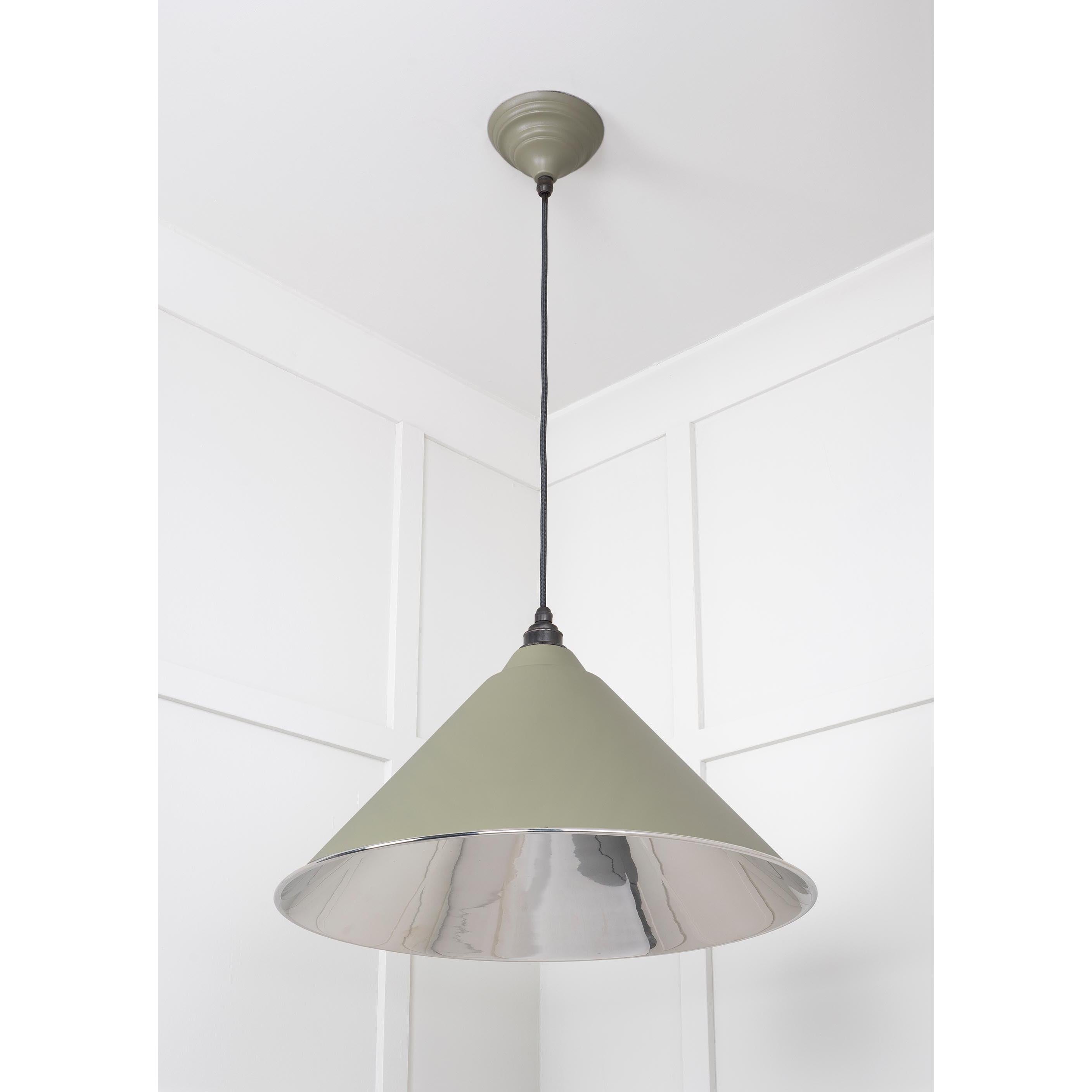 Smooth Nickel Hockley Pendant in Tump | From The Anvil - Hockley - From The Anvil - Yester Home