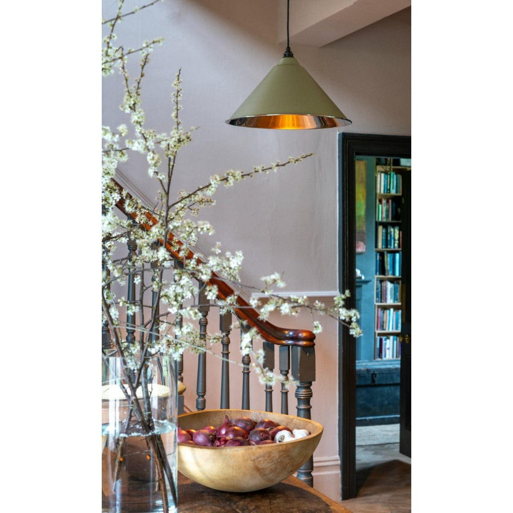Smooth Nickel Hockley Pendant in Tump | From The Anvil-Hockley-Yester Home