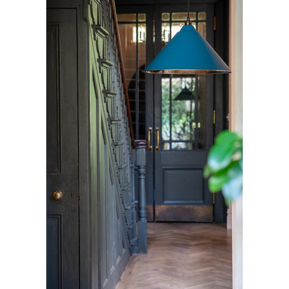 Smooth Nickel Hockley Pendant in Upstream | From The Anvil-Hockley-Yester Home
