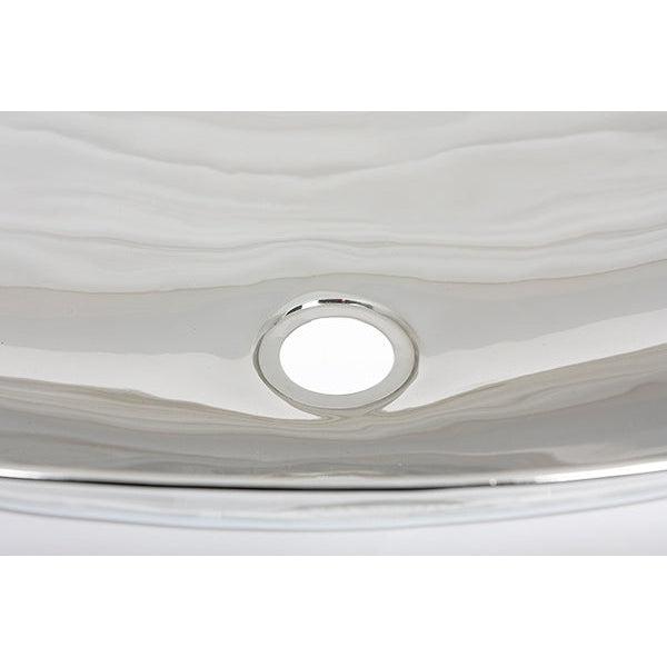 Smooth Nickel Oval Sink | From The Anvil-Sinks-Yester Home