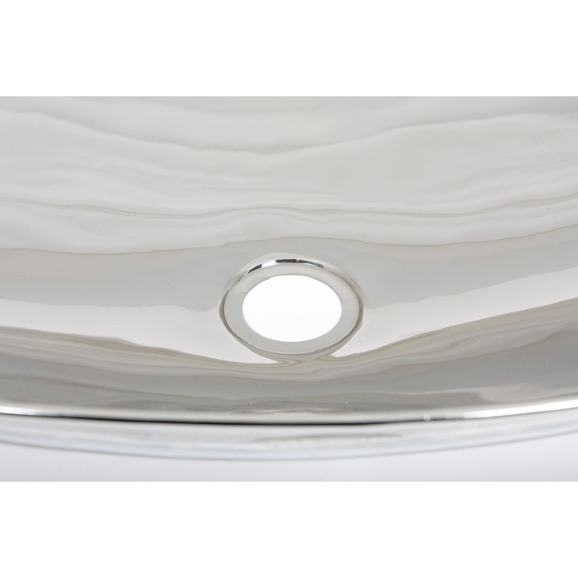 Smooth Nickel Oval Sink | From The Anvil - Sinks - From The Anvil - Yester Home