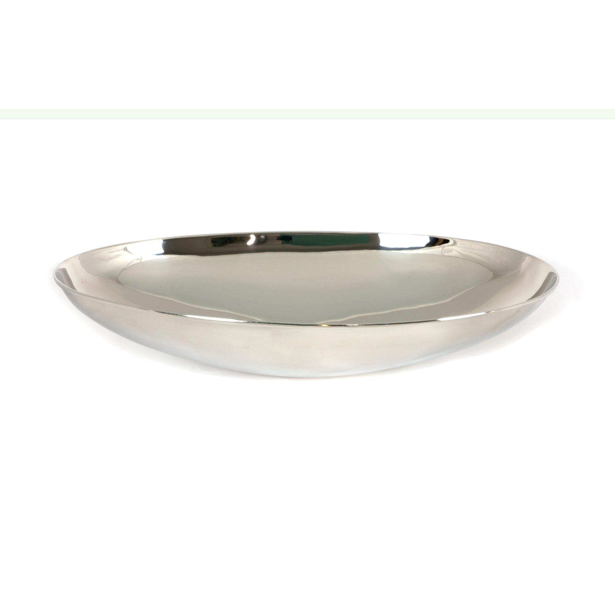 Smooth Nickel Oval Sink | From The Anvil-Sinks-Yester Home