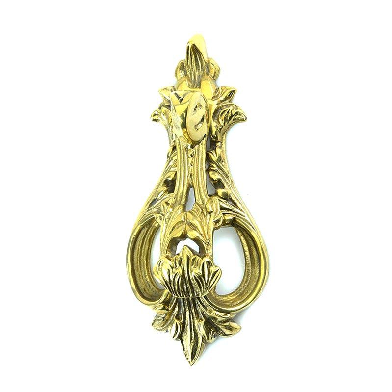 Snella Door Knocker Polished Brass-Door Knockers-Yester Home