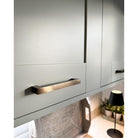 Solid Aged Brass Square Bar Pull Handles | 4 Sizes-Cabinet Handles-Yester Home