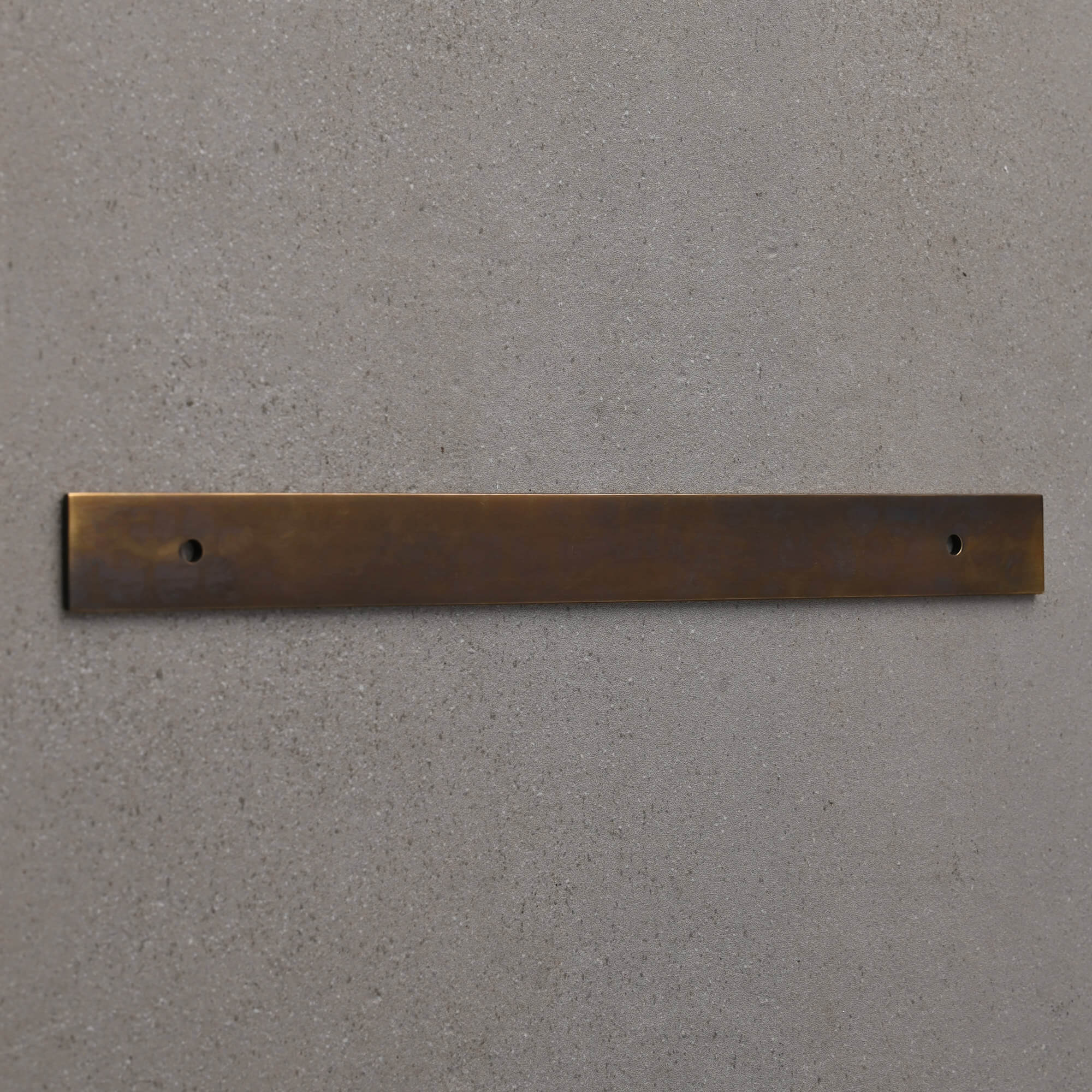 Solid Aged Brass Square Bar Pull Handles | 4 Sizes-Cabinet Handles-Yester Home
